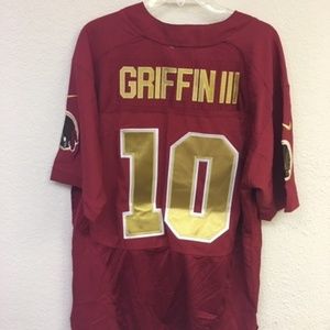 Redskins #10 Griffin III Football Jersey  Size 48